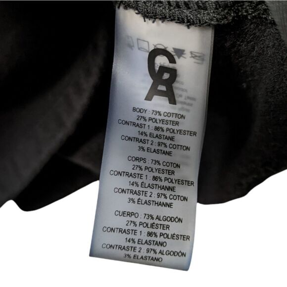 GOOD AMERICAN Crushing It Velvet Funnel Neck Long Sleeve Shirt - Picture 7 of 10